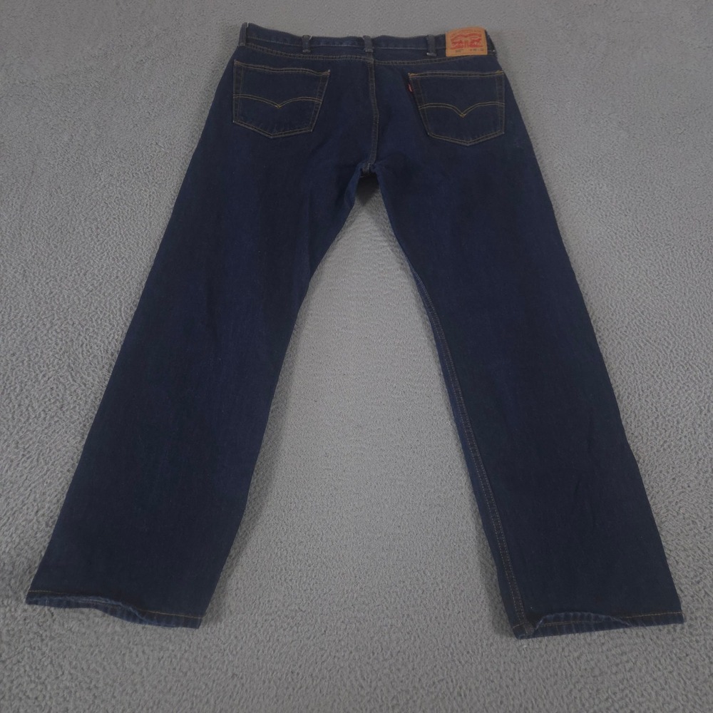 Levi's Jeans Mens 40x32 Blue 505 Regular‎ Fit Straight Leg Denim Cotton Classic